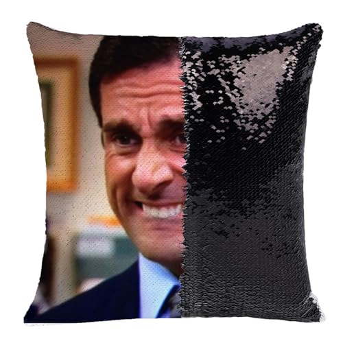 DIY Office Sequin Pillows Cover Magic Reversible Sequin...