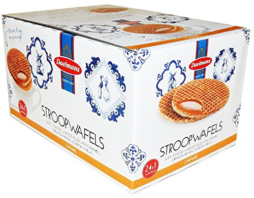 Daelman's Stroopwafels Caramel Pack of 24 (1.38 Ounce)