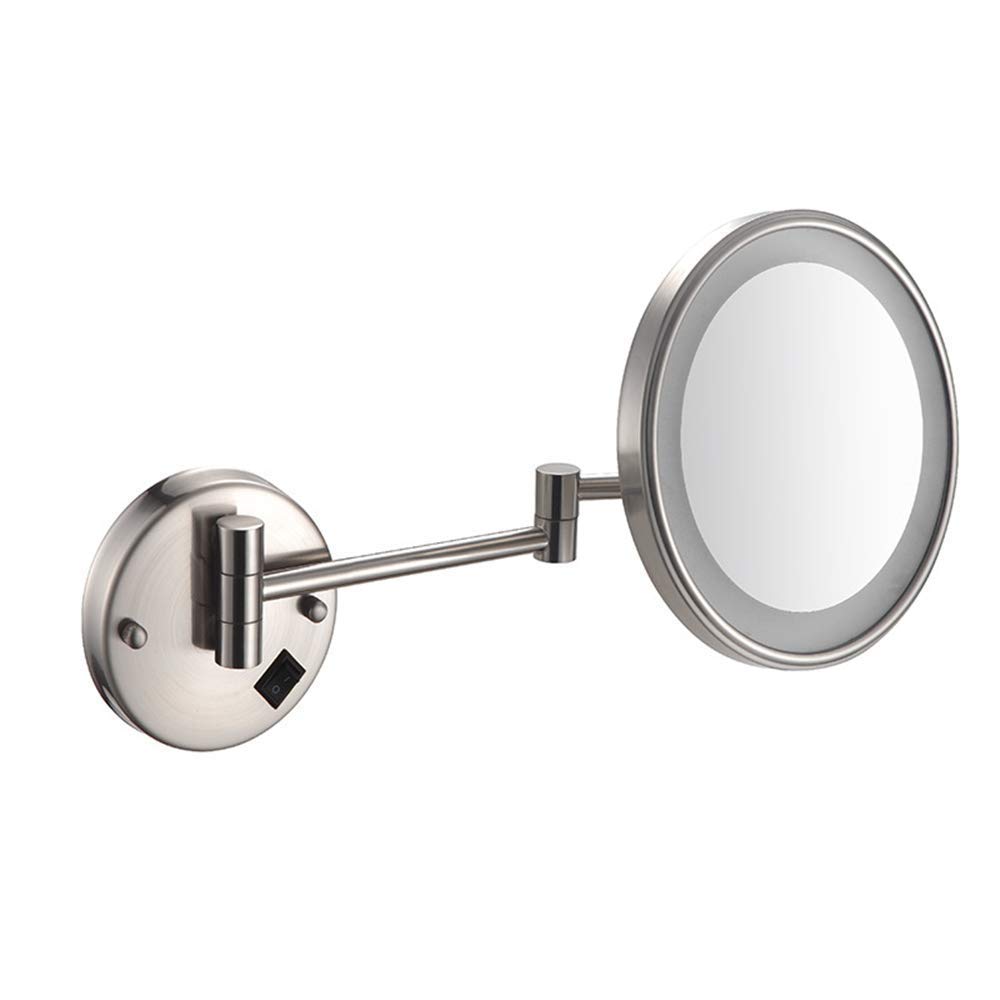 Miroir de maquillage mural LED 8 pouces pour illuminer votre routine beauté