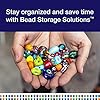 Elizabeth Ward Bead Storage Solutions Plastic Organizer Tray with Clear Snap Shut Lid for Sorting Craft Supplies, Fasteners, Crystals, and More #5