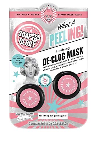 Soap & Glory Peeling Purifying Peel Off Mask with Scoop (2 x 7ml)