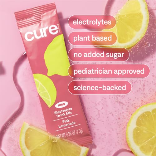 Cure Hydration - Electrolyte Drink Powder Pink Lemonade 14 Packets - Image 5