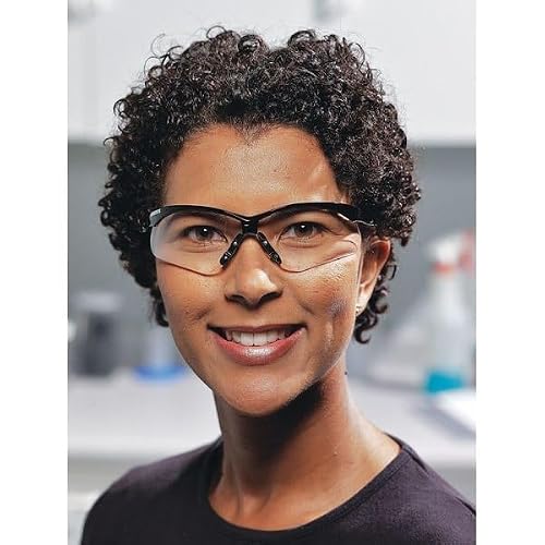 Jackson Safety V30 Nemesis Smoke Mirror Lens Safety Eyewear with Black Frame - Thumbnail 3