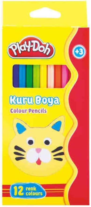 PLAY-DOH KURUBOYA 12 RENK TAM BOY