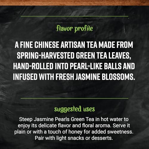 Frontier Co-op Organic Jasmine Pearls Green Tea, 16 Oz, Bulk Bag - Image 4