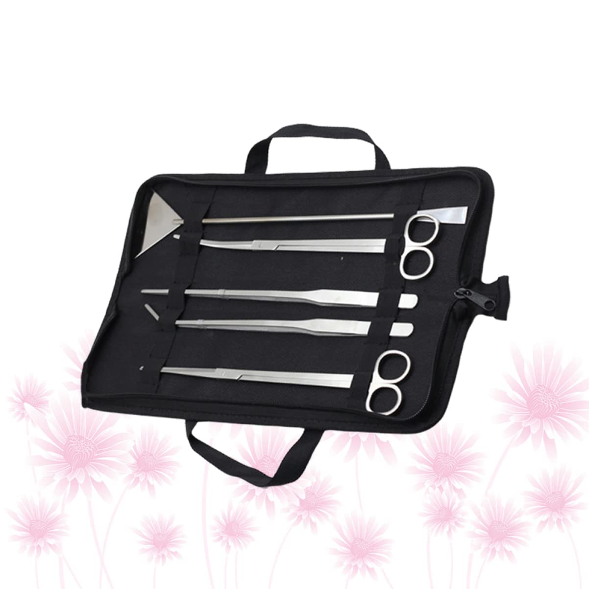 Mipcase Ensemble Doutils Dentretien pour Plantes Daquarium avec Ciseaux pour Aquascaping