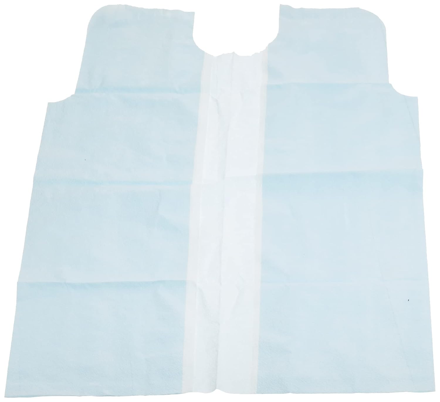 TIDI Products ALP 813 Avalon Papers Standard Exam Gown, Tissue/Poly/Tissue, Blue (Pack of 50)