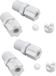 EMUKOEP Conjunto de 2 adaptadores de válvula de retenção para montagem de adaptador de entrada de válvula de retenção de piscina para Hayward CL200 CL220