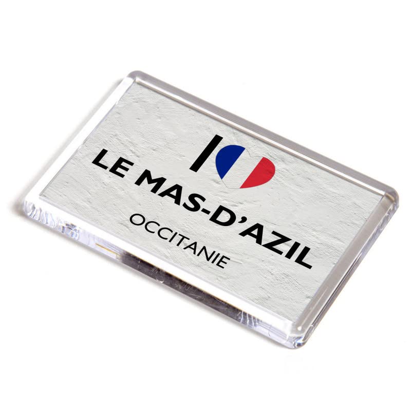 FRIDGE MAGNET - I Love Le Mas-d-Azil, Occitanie - France