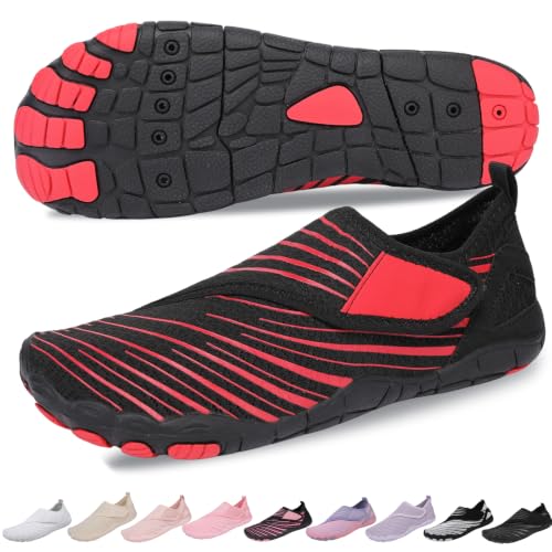 Image of Voyabarefoot Shoes for Women Men 2026 Upgrade Wide Toe Box Barefoot Hiking Sandals,Non-Slip Adjustable Water Shoes for Beach Walking Travel, Comfortable Slip On Walking Shoes