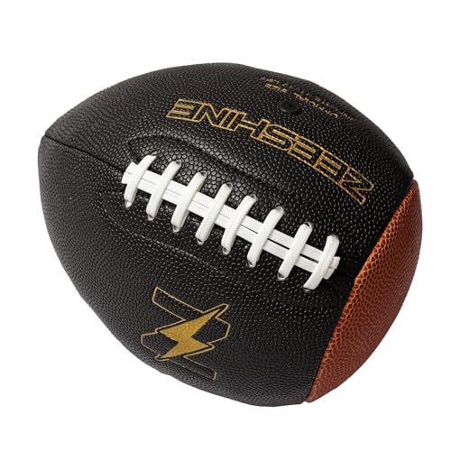 ZEESHINE Solo QB Throw & Rebound Training Official Size Football for Solo Wall Practice