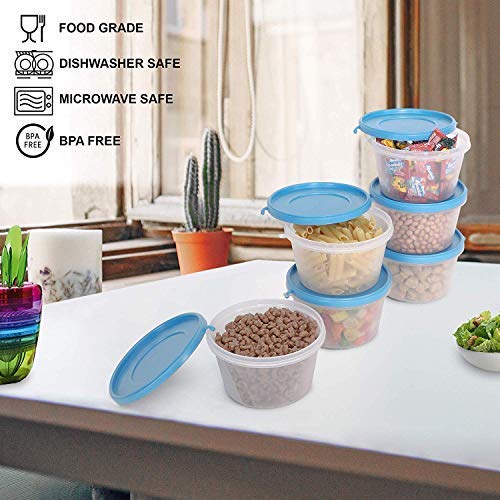 Image of Cutting EDGE Nesterware 750ml Stackable Food Container (Set of 6, Blue)