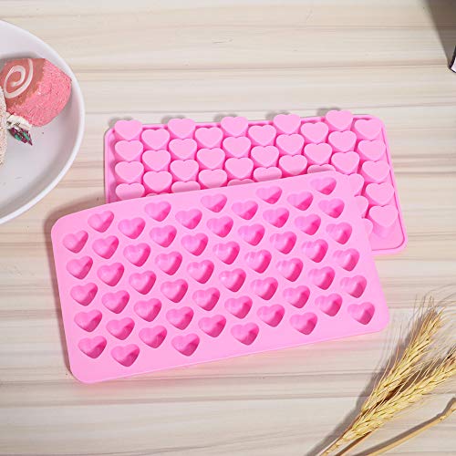 Molde de silicona para cubitos de hielo en forma de corazón mini miniatura 5