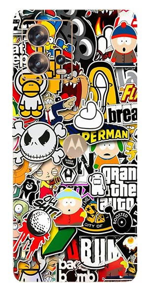 LAMHA Mobile Skin for G72 Doodle Art Skin