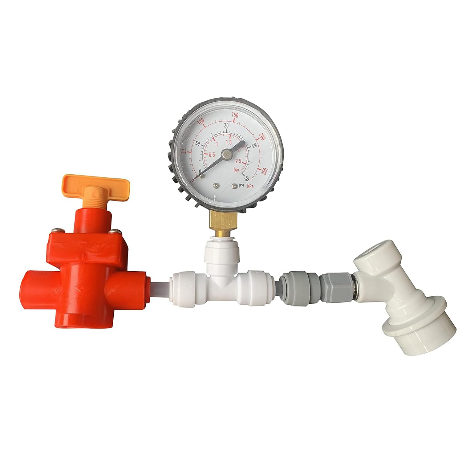 Équipement de fermentation de bière artisanale à la maison avec la spunding valve BlowTie