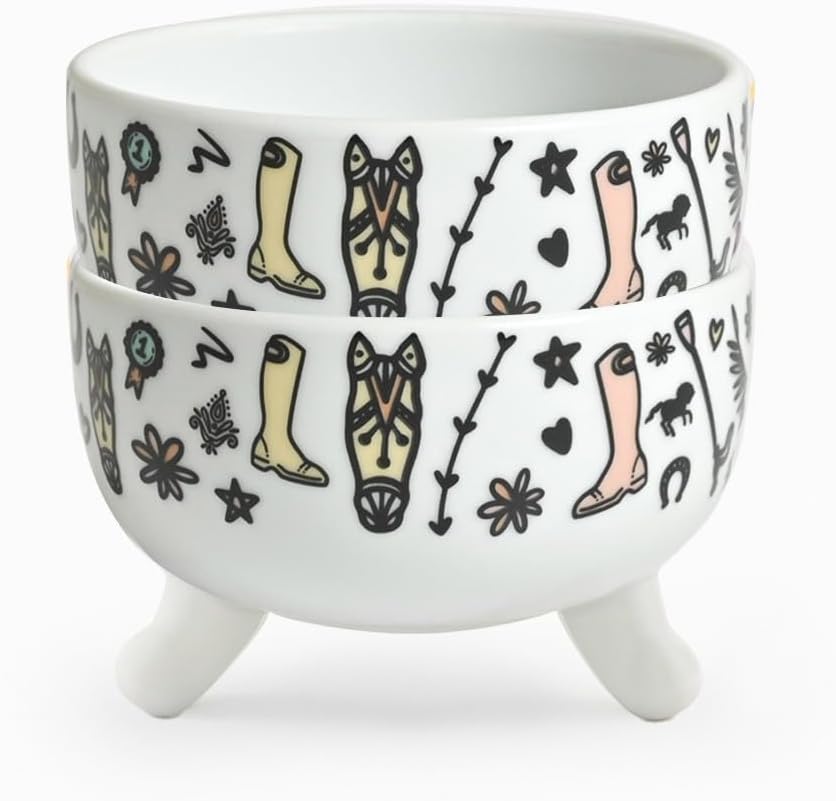 SilsalAl Khail Footed Bowls Gift Box 2-Pieces Set