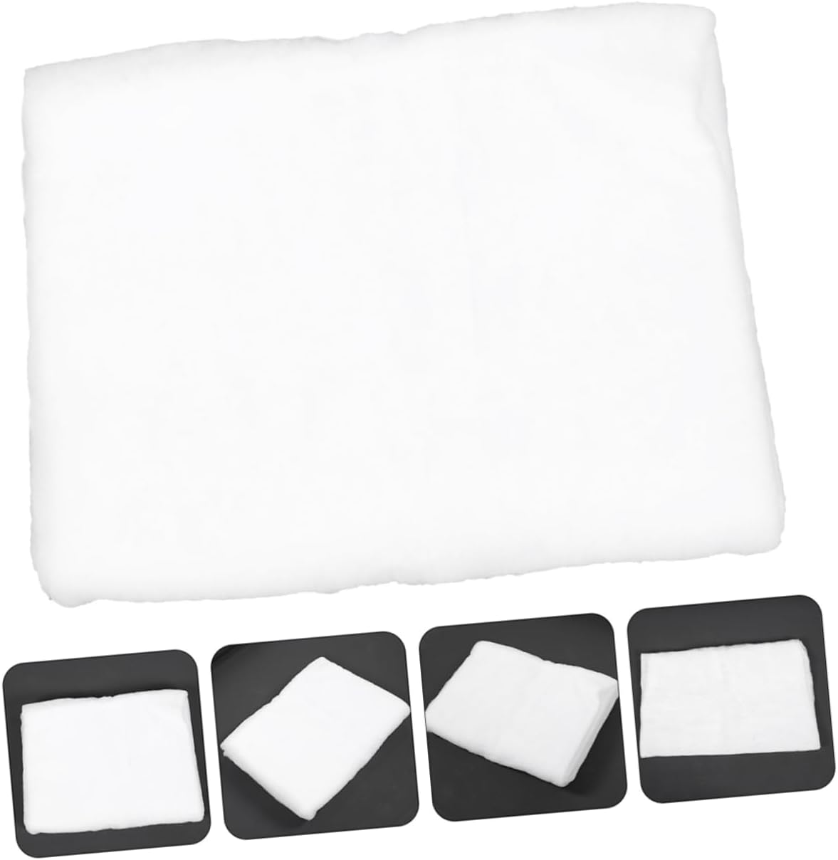 Decor 2 Pack Faux Snow Blanket Christmas Scene Blanket for Indoor Safe for Boys and Girls DIY Craft Material