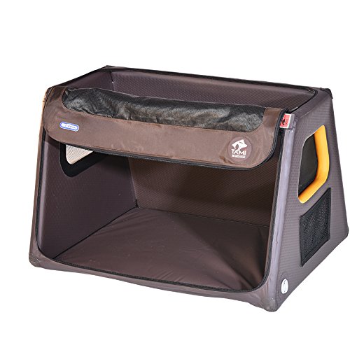 Tami - Hundetransportbox aufblasbar Tragebox Transportbox Hundebox Reisebox Autotransportbox Kofferraumbox Gitterbox Käfig Hund Box Dogbox Inflatable inkl. Dog-Vital Bio-Hundekeks (XL)