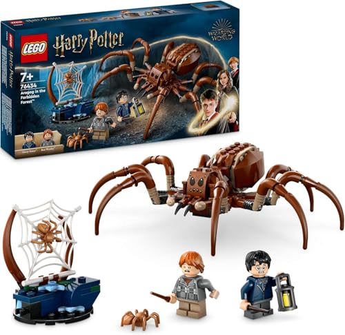 Harry Potter Figura di Pianta Mandragora e Vaso + Set Aragog nella Foresta Proibita Set Magico, Idea Regalo del Mondo Magico per Bambine, Bambini e Fan 76433 + 76434 - Lego - Immagine 2