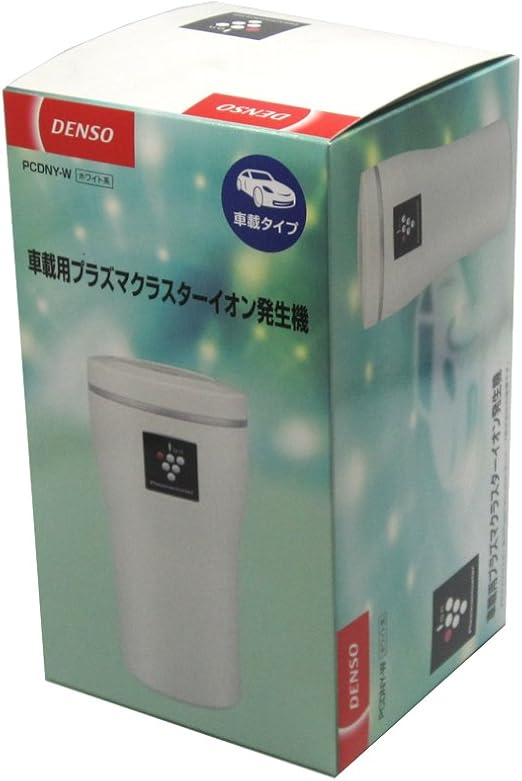 21特集 車載用プラズマクラスターイオン発生機 デンソー Pcdnd W ホワイト 車内消臭