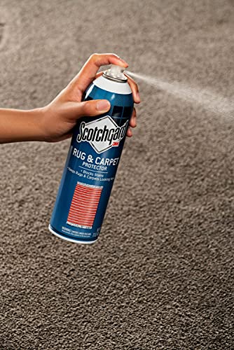 Image of Scotchgard Rug & Carpet Protector, Carpet & Rug Protector Blocks Stains During Fall and Winter Holidays, Fabric Protector Makes Cleanup of Stains from Food Spills Easier, 17 oz (Pack of 2)