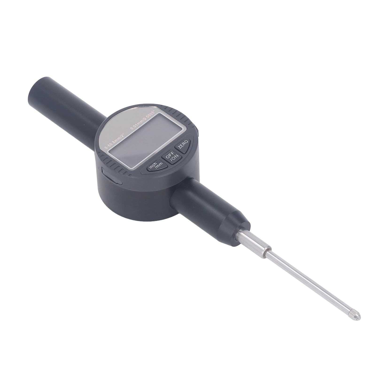 Digitale Messuhr, 0–2 Zoll Messbereich, Elektronische Messuhr, Digitale Sondenanzeige, Messuhr, Hohe Auflösung: 0,0005 Zoll/0,01 Mm, mit Aufbewahrungskoffer