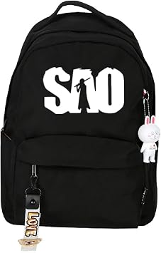 ISaikoy Anime Sword Art Online Backpack Satchel Bookbag Daypack School Bag Laptop Shoulder Bag Style5