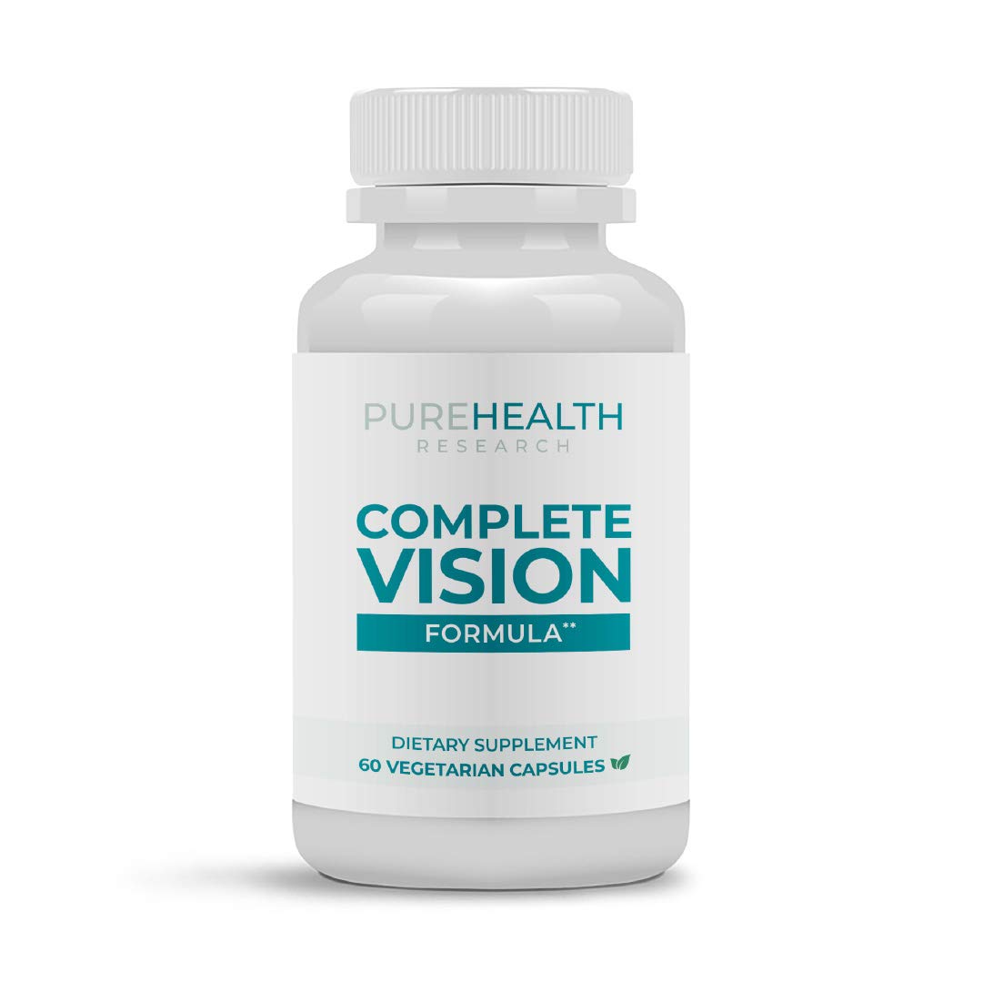 Buy Complete Vision Formula by Pure Research (Non GMO) 8 Natural Eye