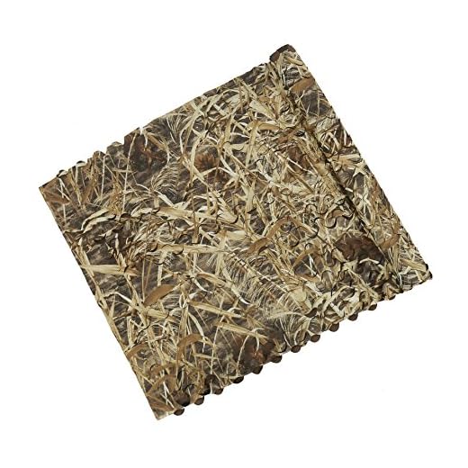 AUSCAMOTEK 300d Duck Blind Material Camo Netting for Goose Hunting Camouflage Net Boat Blinds Mats Dry Grass 5ftX10ft