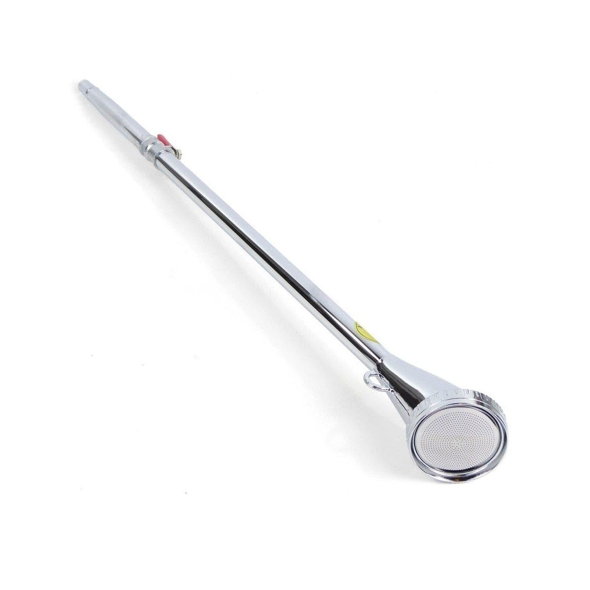 Lanza de riego metálica con grifo 600 mm