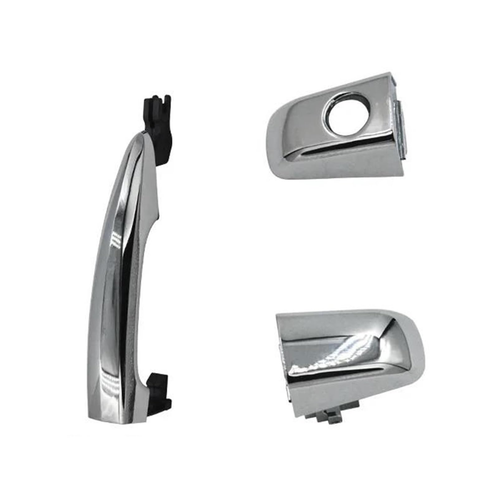 Kvkqmlfeaw Handle And Lock Cap Outer Door Handle 1 Set Outside Front Rear Left Right Door Handle Exterior Door Handles And Lock Cover For Jac For Refine S3 Exterior Handle(,Front Left)