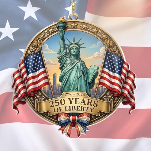 Patriotic Ornaments Years Liberty Keepsake