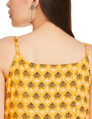 Image of Amazon Brand - Myx Women's Cotton A-Line Regular Kurta (Available in Plus Sizes)