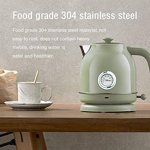 Bouilloire électrique portable 1.7 litre acier inoxydable blanche 1800 W