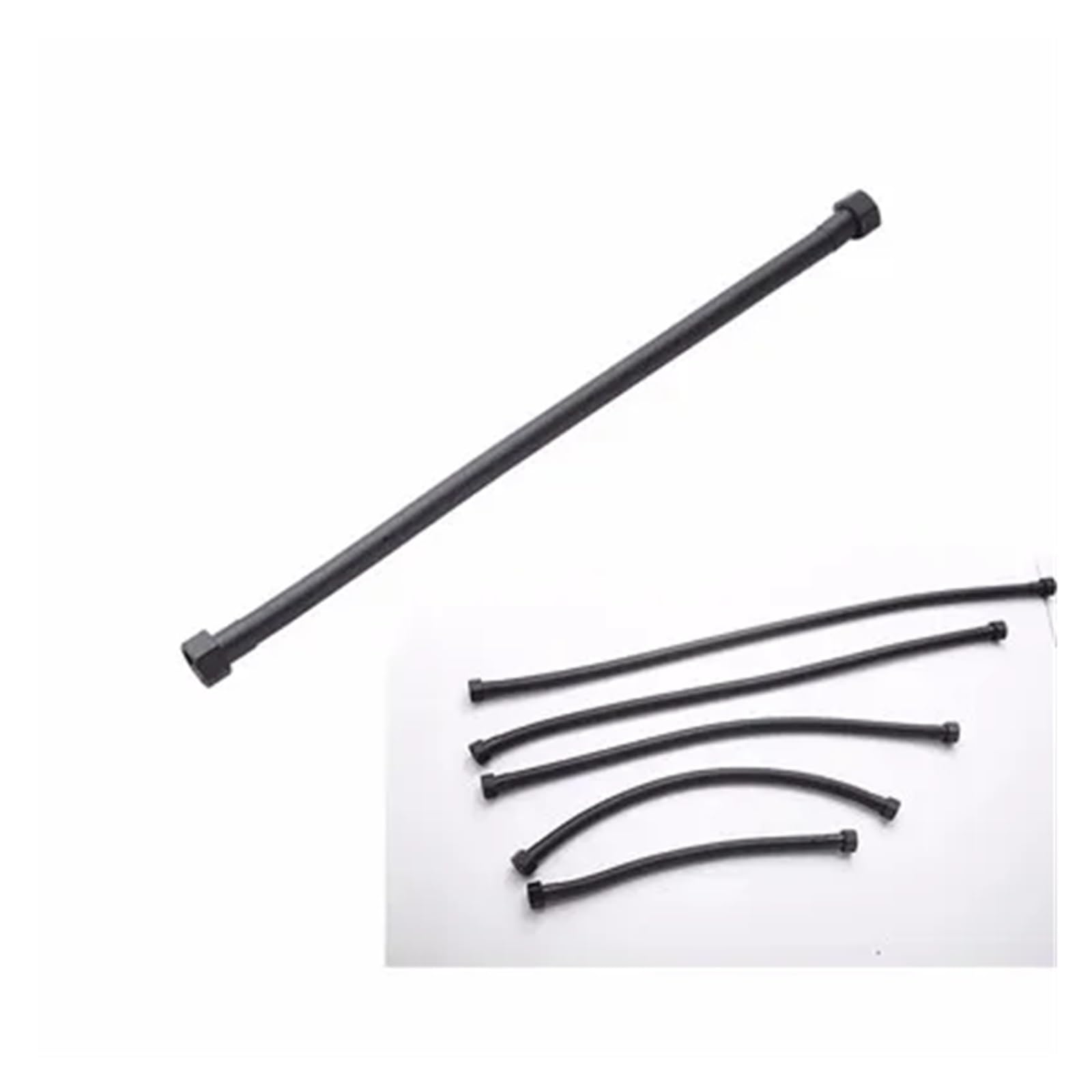 Genérico Tubo de entrada de agua de agua soltera manguera de entrada de agua de agua a alta presión PVC PVC Tipe de conexión for calentador de grifo(50CM_DN15)