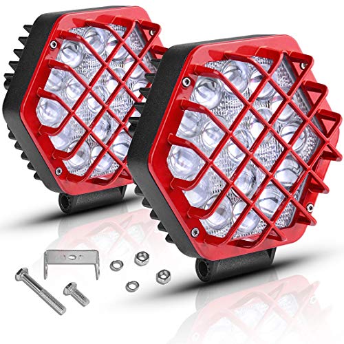 AUTOSAVER88 5" Led Light Pods 48W 5D Led Cubes 4800LM Offroad Fog Driving