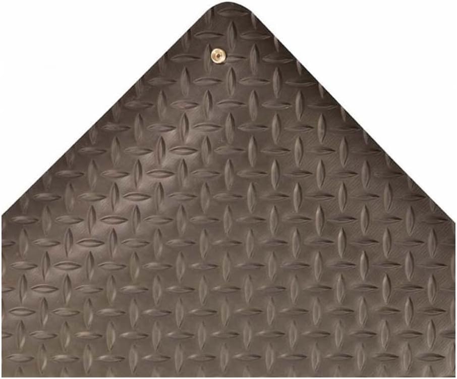 826S0035BL 826 Diamond Stat Mat, 3' x 5' Size, Black