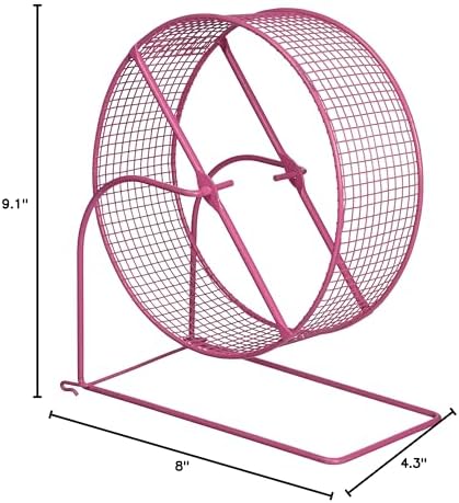 Prevue Pet Products Wire Mesh Hamster Wheel Silent Spinning - 8 Inch image 4