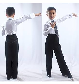 Amazon.co.jp: サイズ指定可 社交ダンス トップス ボーイズ