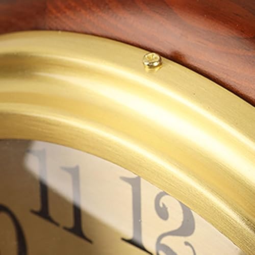 Miniatura 3 de Table Clock Chinese Style Metal Clock Table Clock Living Room Table Clock Retro American Style Bedside Table Ornaments Desk Clock