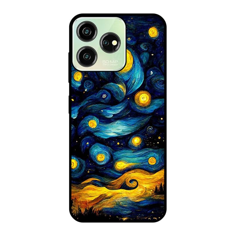 KARTXITAI Funda Case Compatible con ZTE Blade V41 Vita,Protectora de Cuerpo Completo con Tacto Suave y Sedoso,Carcasa de Cover,Gel Flexible,Regalo Original - Cielo Estrellado