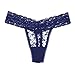 Colorful Star 5 Pack Women's Sexy Thongs Fashion G-String Cotton Cute Bow V-String Panties Underwear (M)