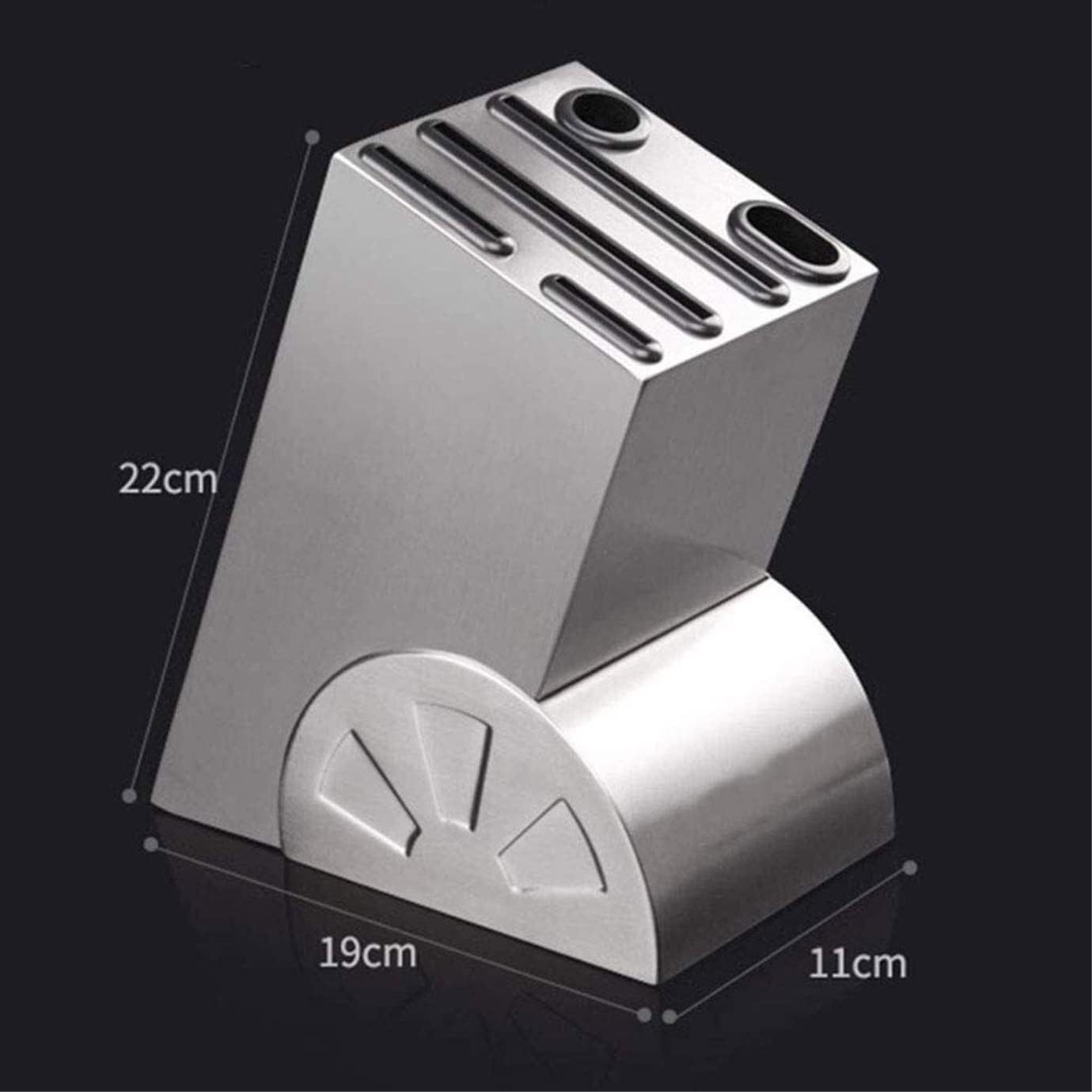 Knife Block Storage Stand Kitchen,Only Selling Cutter Holder,Stainless Steel Rack Supplies Seat Dish Shelf Tool