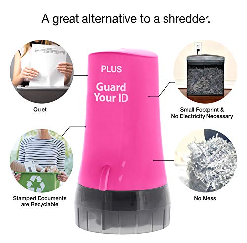 Image of Guard Your ID Advanced Security Roller 2.0 Identity Theft Prevention Stamping Pink
