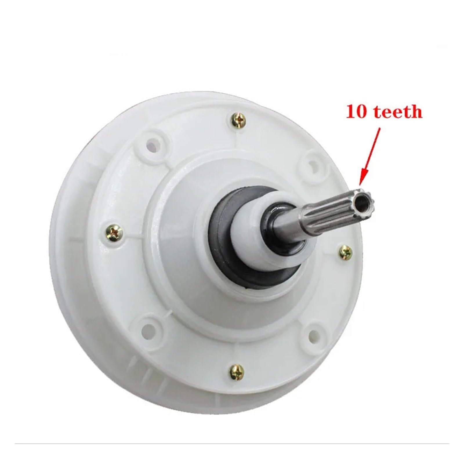 Embrague Reductor de Motor de Caja de Cambios Reductor de Lavadora Universal - Pieza de reparación de electrodomésticos for lavadoras(10 Teeth 30mm)