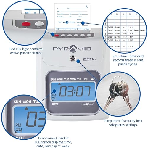 Periféricos, Compra de libro digital checador tienda Marca Pyramid Time Systems (3)