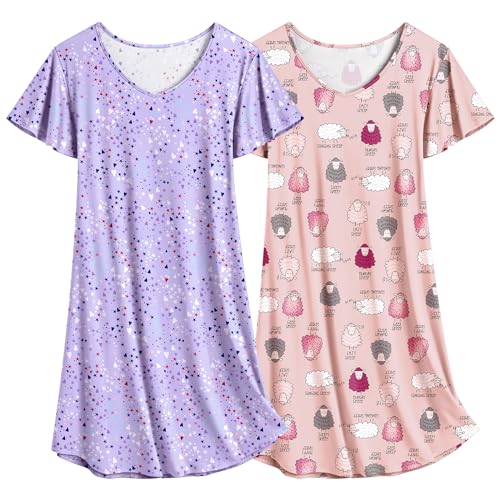 Chemise de nuit légère Ekouaer pour stopper les sueurs nocturnes et dormir en douceur