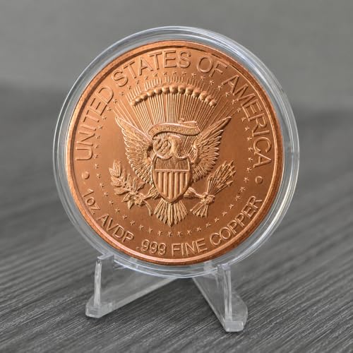 Image of 1964 Kennedy Half Dollar Replica 1 oz Pure .999 Copper Round Collectible Coin in Capsule