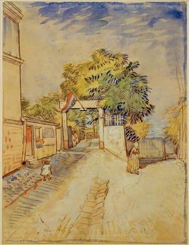 Affiche Toile Van Gogh Moulin de la Galette - Décoration Bureau Impression Peinture