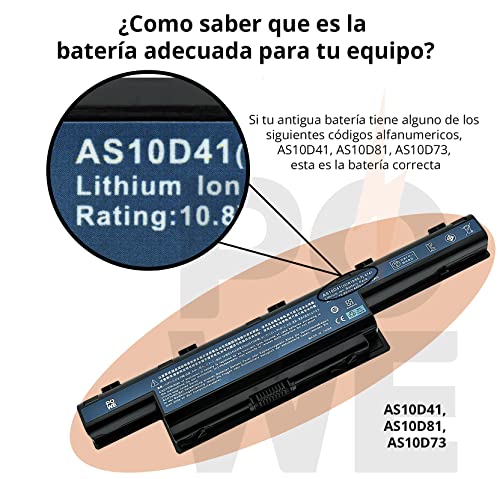 La mejor comparación de Batería ordenador Acer los 10 mejores. 2 Imagen adicional